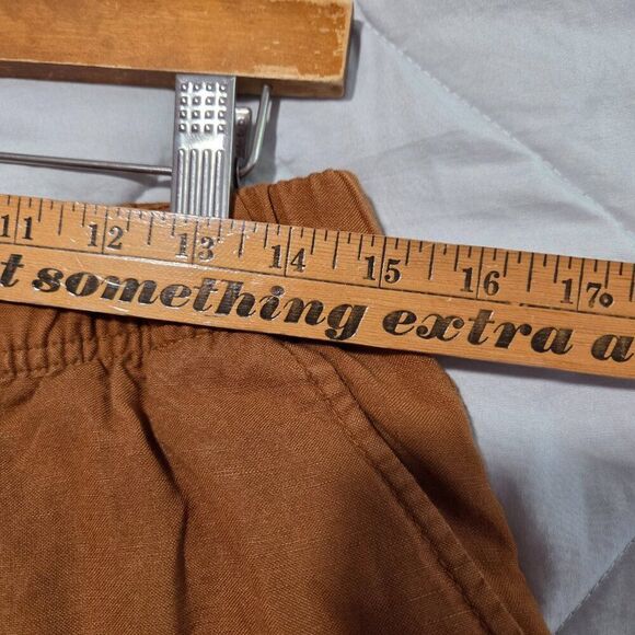 EUC A NEW DAY LINEN BLEND TAN SOFT PANTS SIZE M - Picture 13 of 16